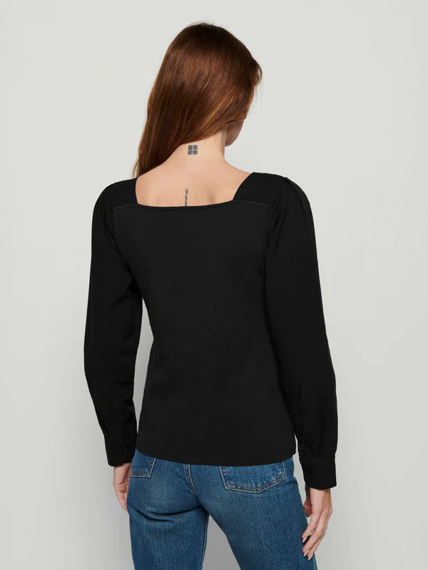 Kinsey Combo Top - Jet Black