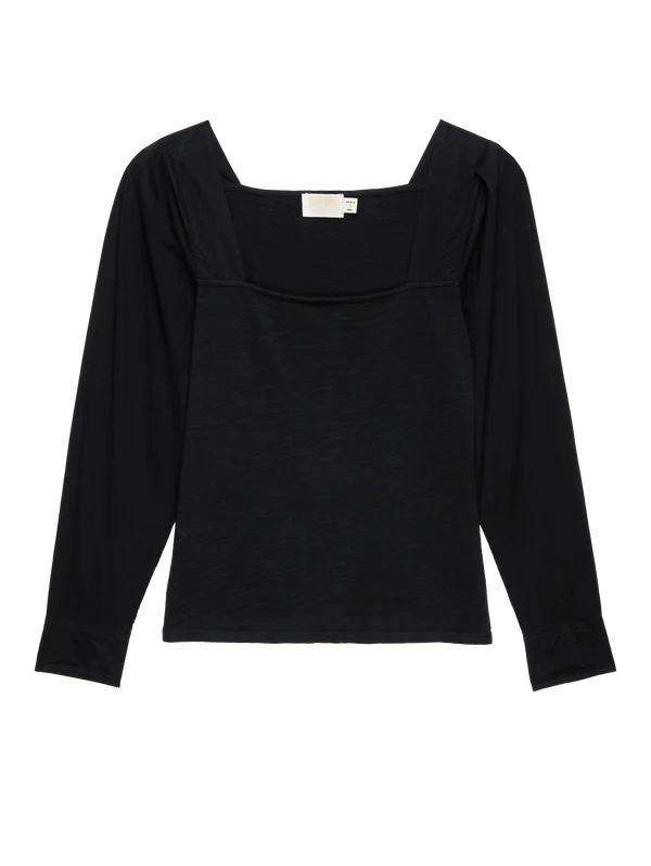 Kinsey Combo Top - Jet Black