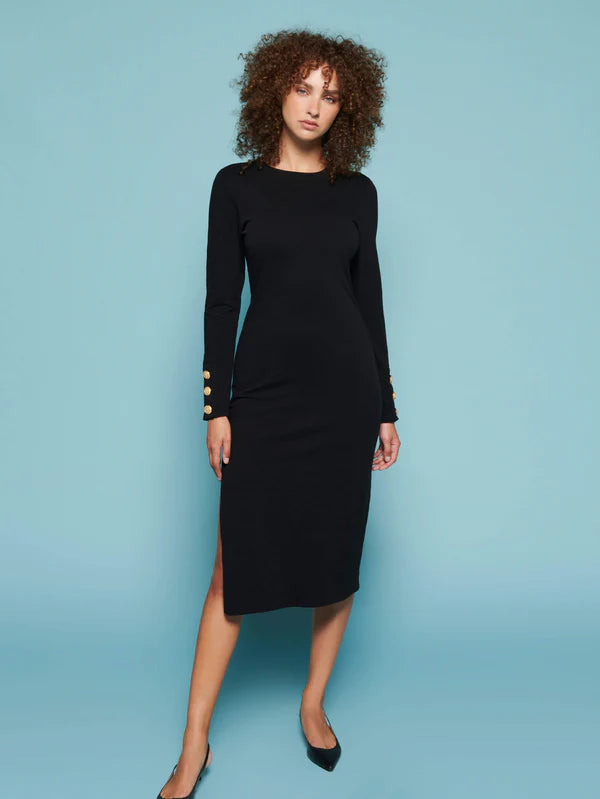 Nation LTD - Theo Contrast Midi w/ Gold - Jet Black