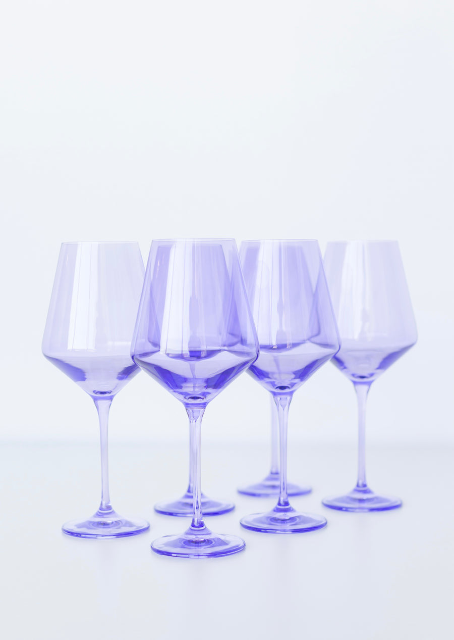 Estelle Colored Wine Stemware (Set of 6)