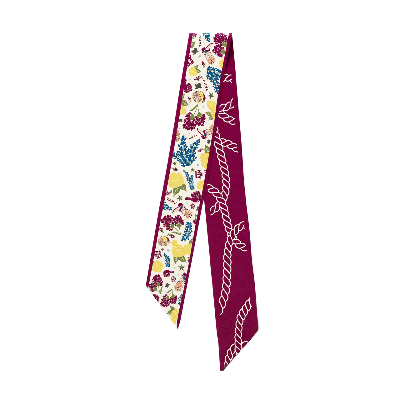 Saturday Silks - Texas A&M Skinny Scarf