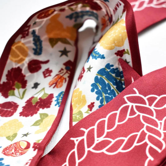 Saturday Silks - Texas A&M Aggies Skinny Scarf