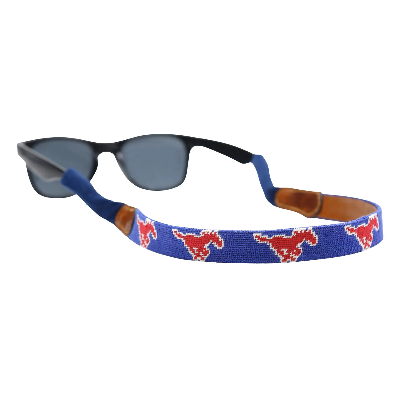 SMU Needlepoint Sunglass Strap