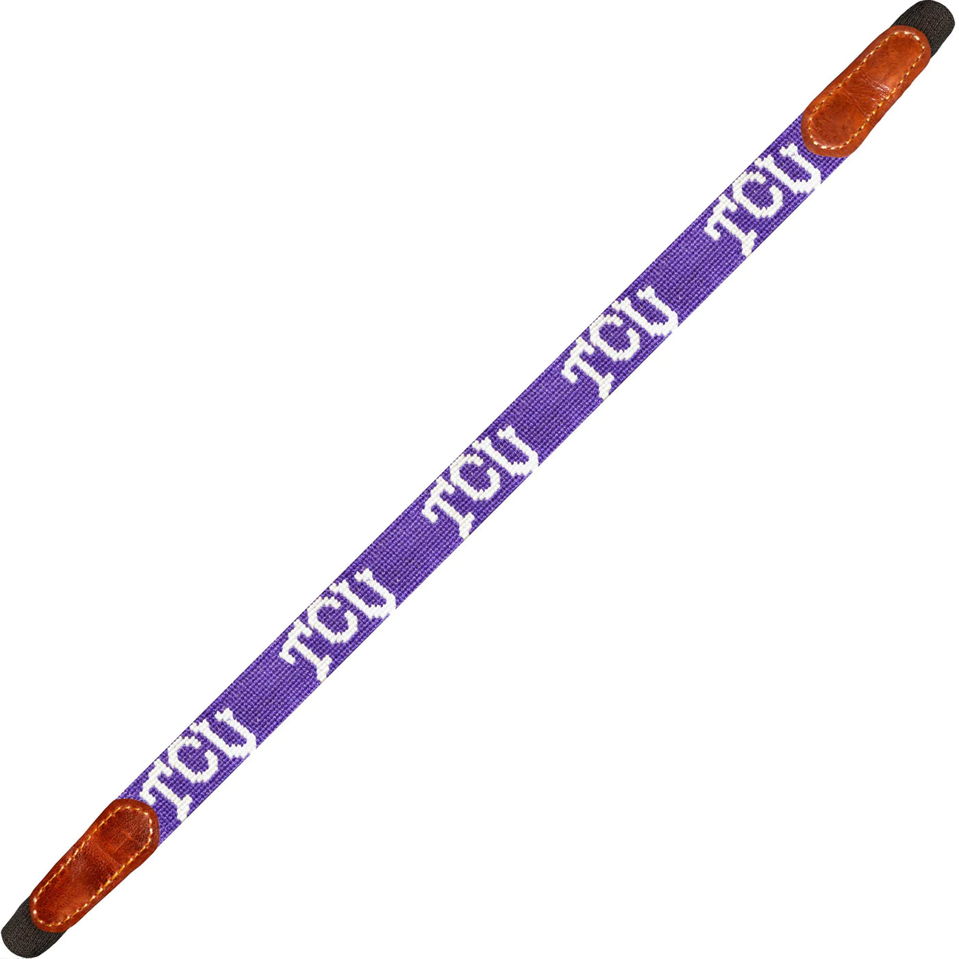 TCU Needlepoint Sunglass Strap