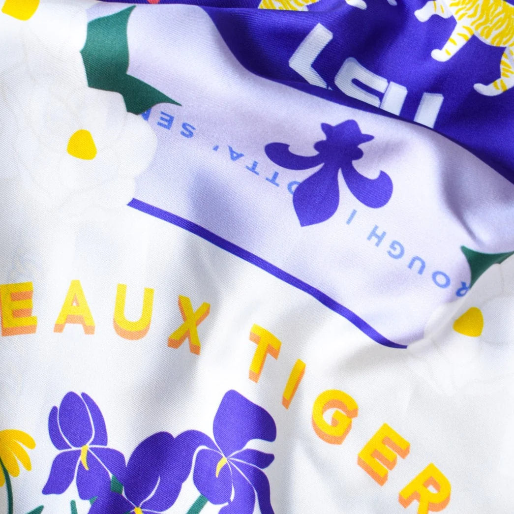 Saturday Silks - LSU Tigers - Saturday Scarf