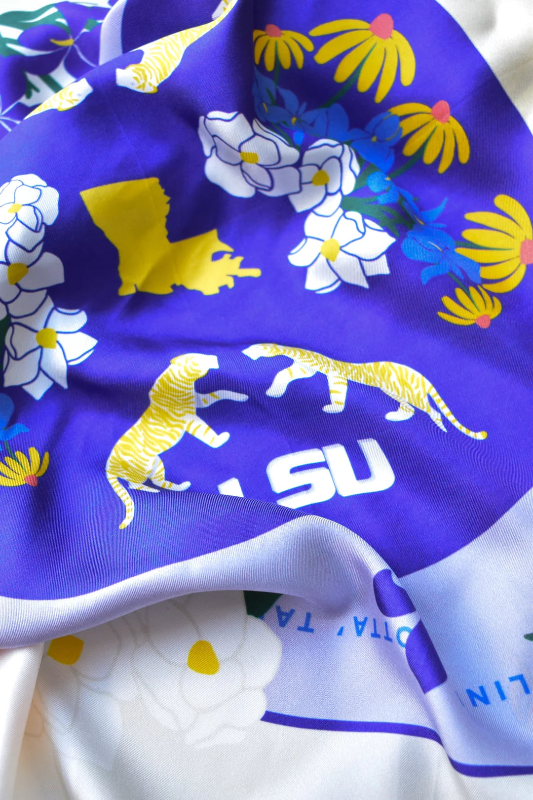 Saturday Silks - LSU Tigers - Saturday Scarf