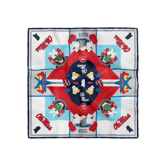 Saturday Silks - Ole Miss Rebels Saturday Scarf™