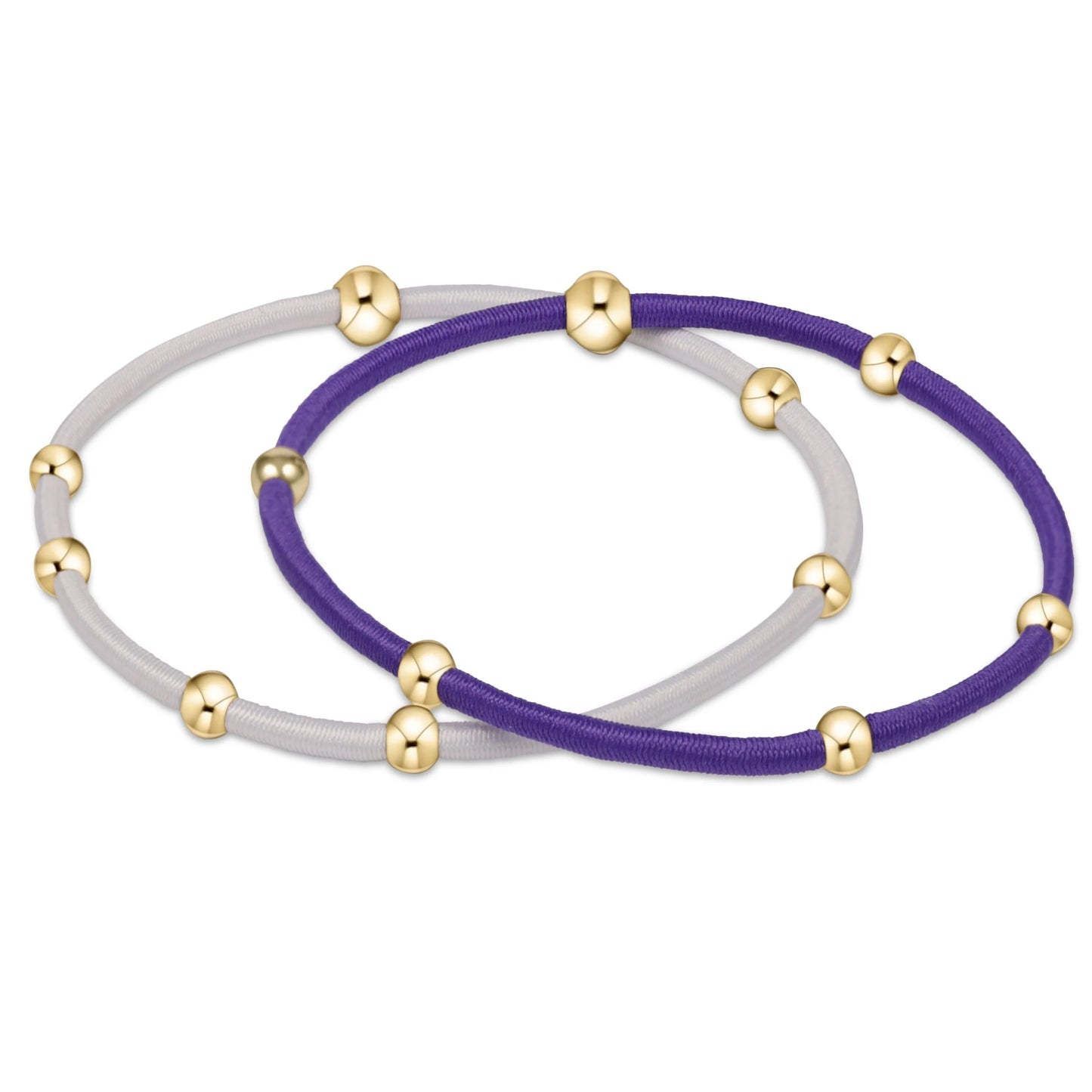 Gameday "E"ssentials Set - Purple-White
