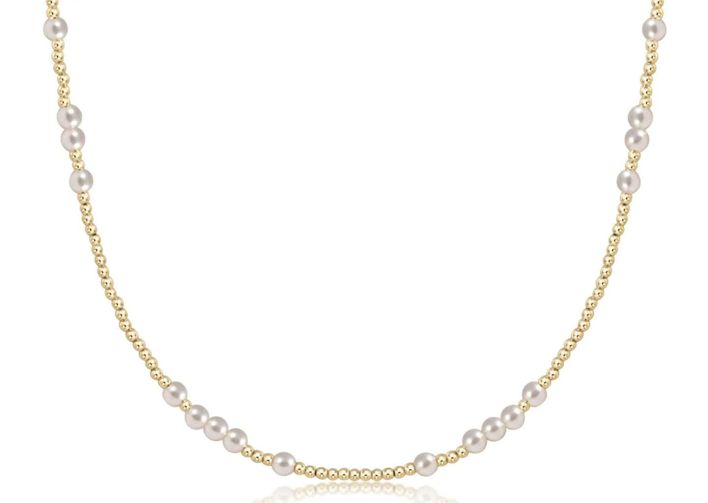 eNewton - Choker Hope Unwritten - 4mm Pearl