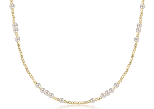 Choker Hope Unwritten - 4mm Pearl