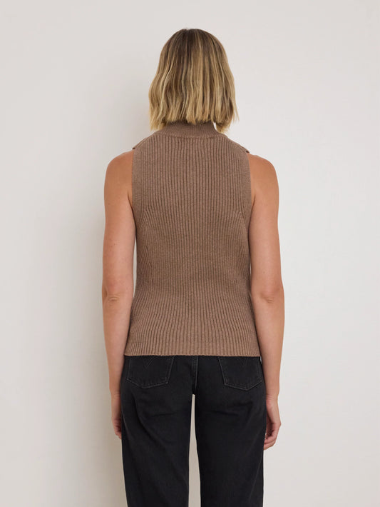 Ira Sweater Vest - Biscotti