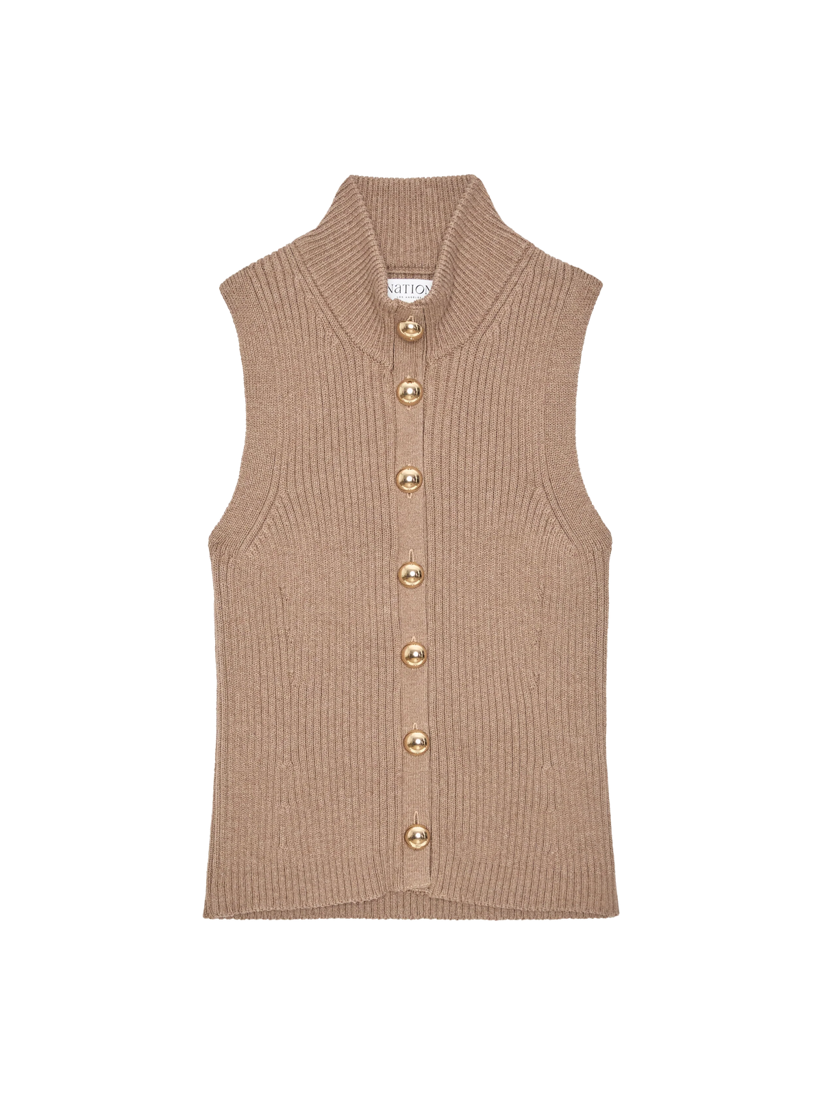 Ira Sweater Vest - Biscotti