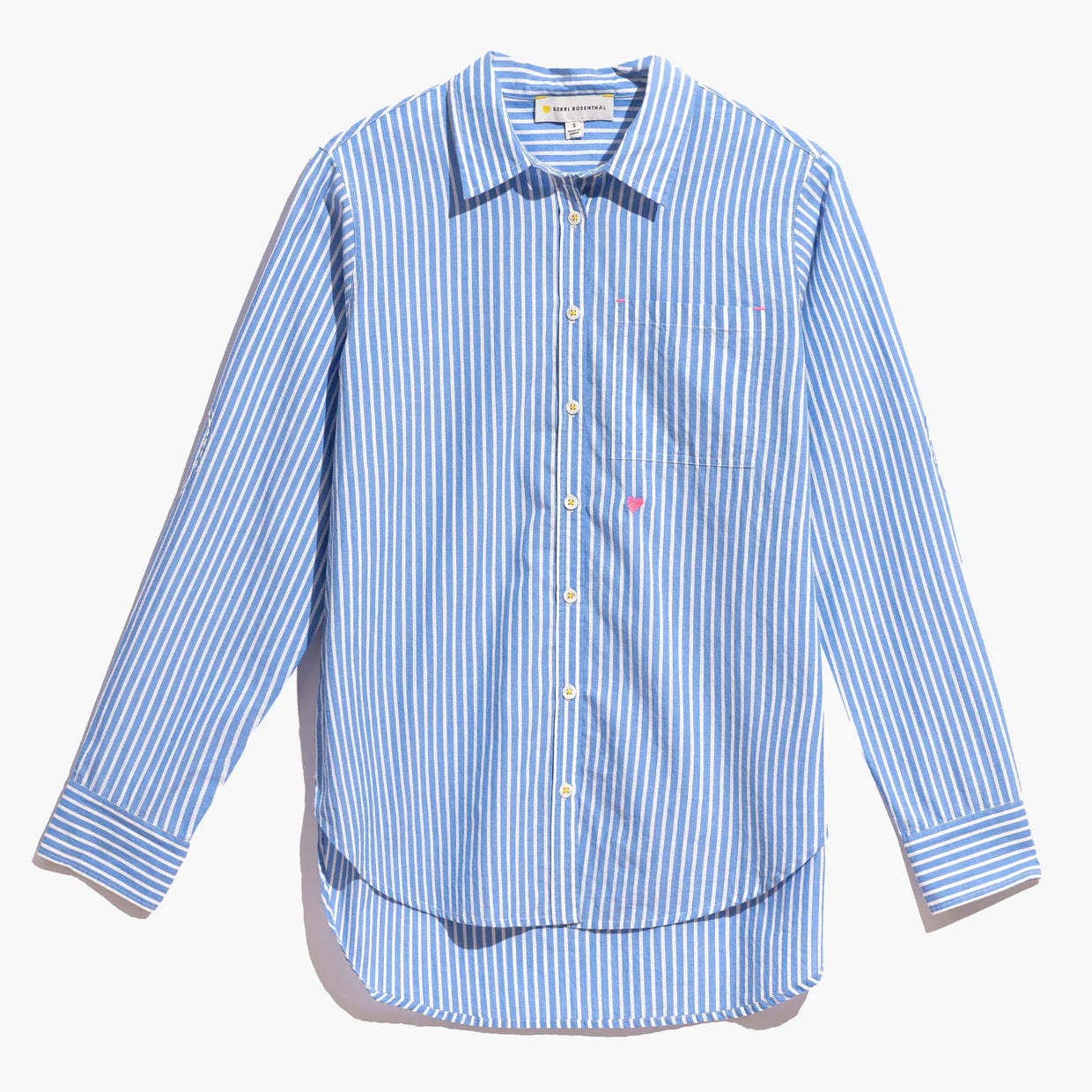 KERRI ROSENTHAL - Mia Shirt Stripe - Blue/White