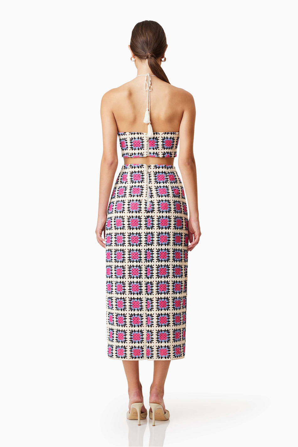 Luna Midi Dress in Multi