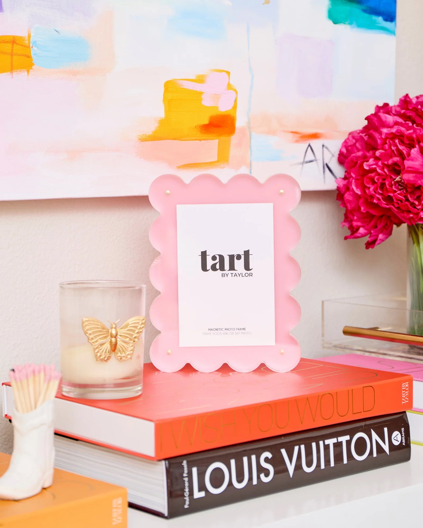 Tart By Taylor - LIGHT PINK ACRYLIC PICTURE FRAME