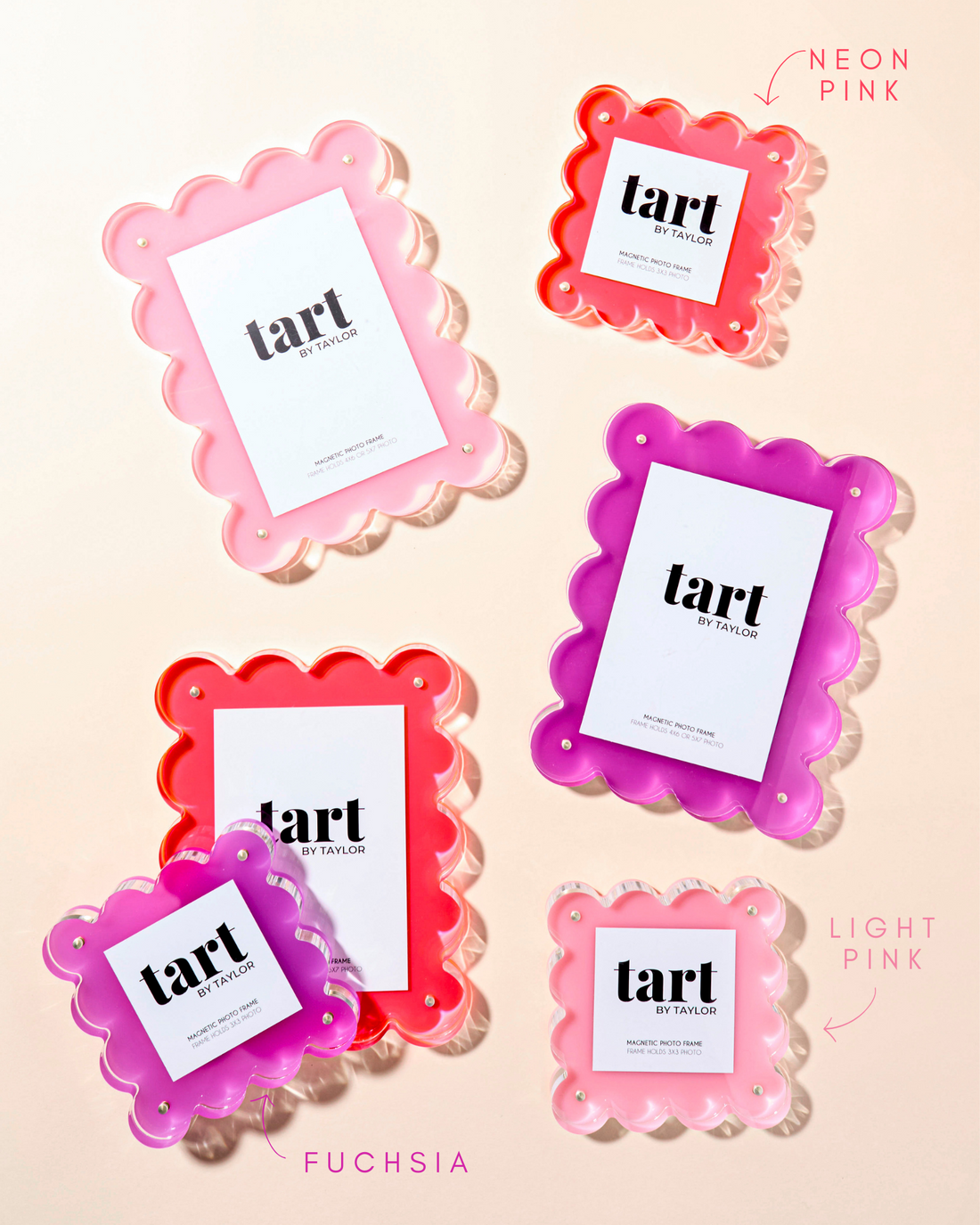 Tart By Taylor - LIGHT PINK MINI ACRYLIC PICTURE FRAME