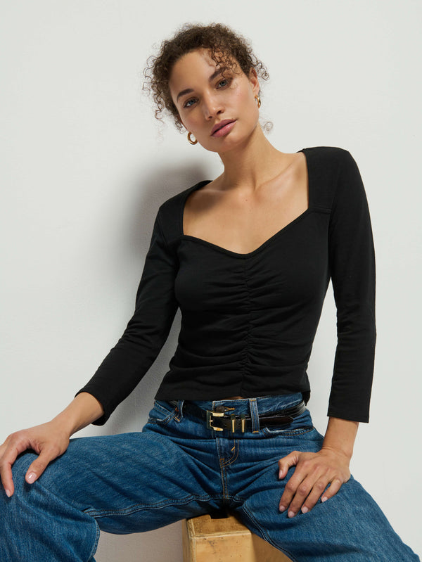 Mikaela Top - Jet Black