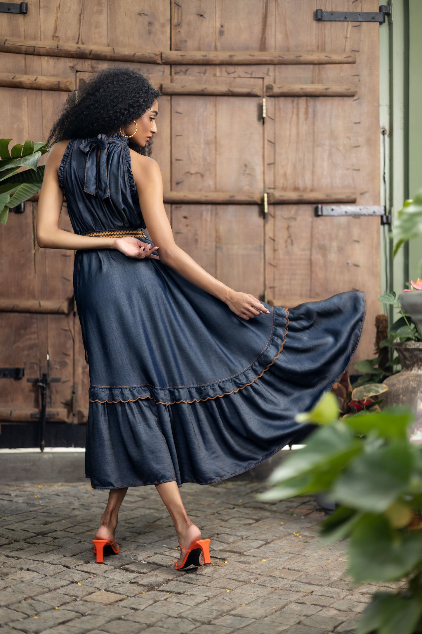 Emily Lovelock - Celine Dress - Blue