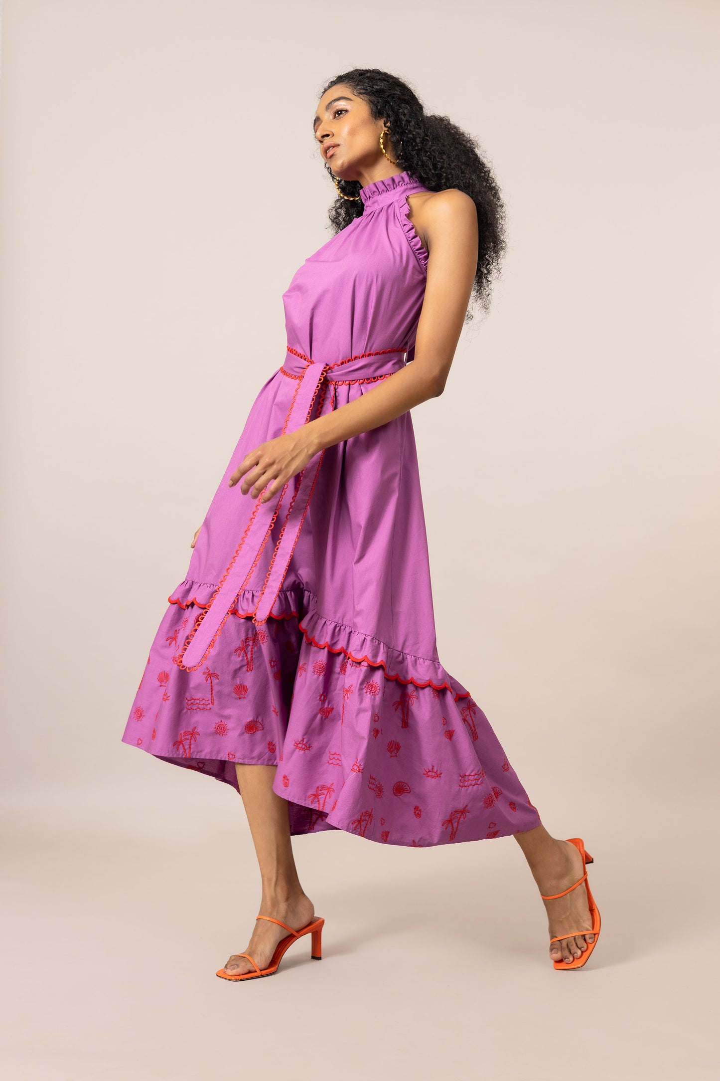 Emily Lovelock - Celine Dress - Mulberry