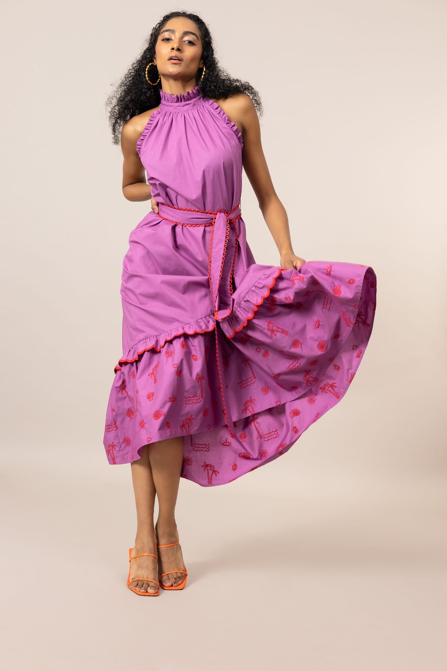 Emily Lovelock - Celine Dress - Mulberry