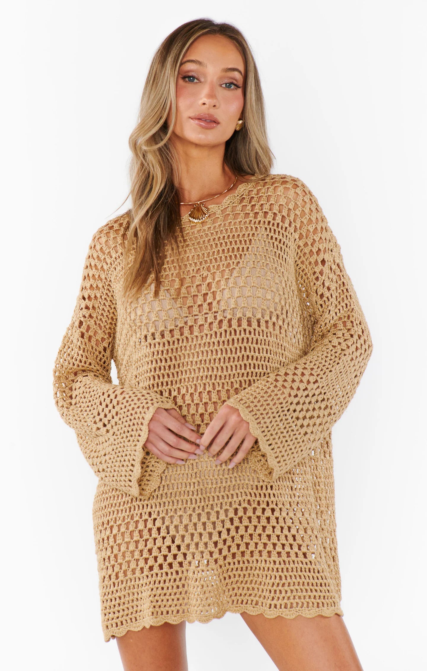 Show Me Your Mumu - Paula Pullover - Latte Crochet