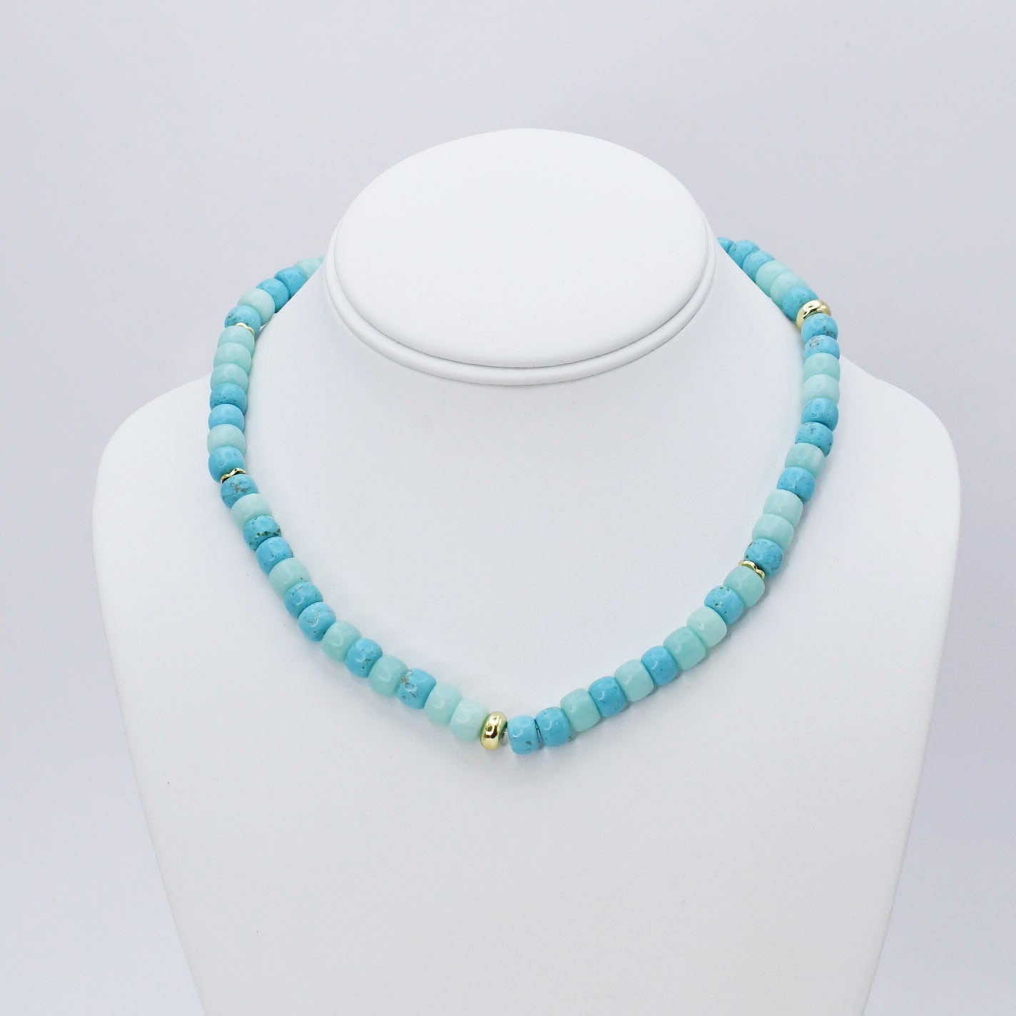 Ocean Girly Gemstone Necklace