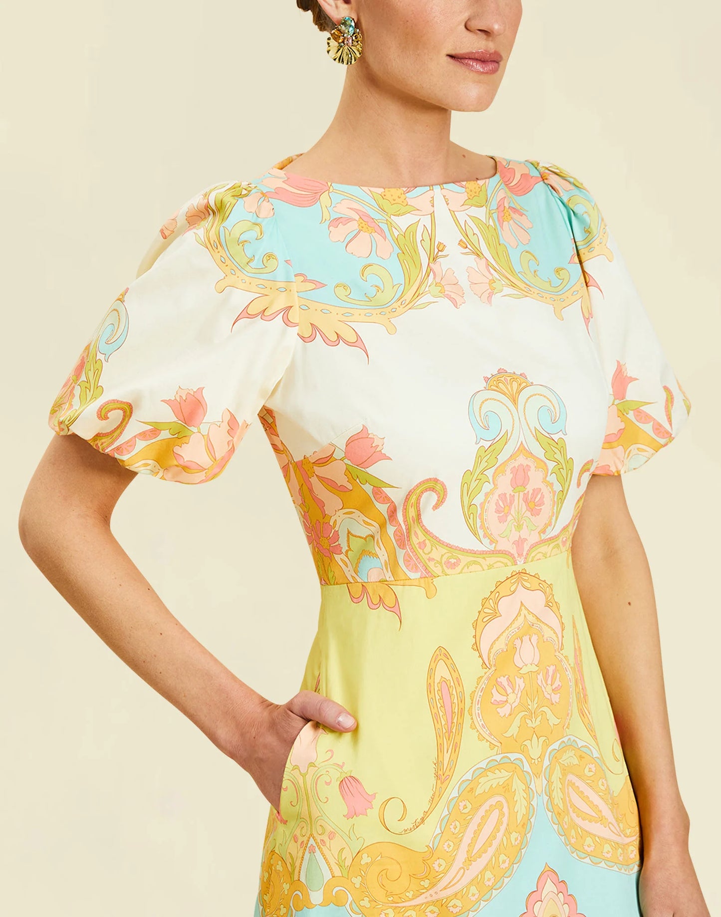 Pippa Midi Dress - Venetian Paisley