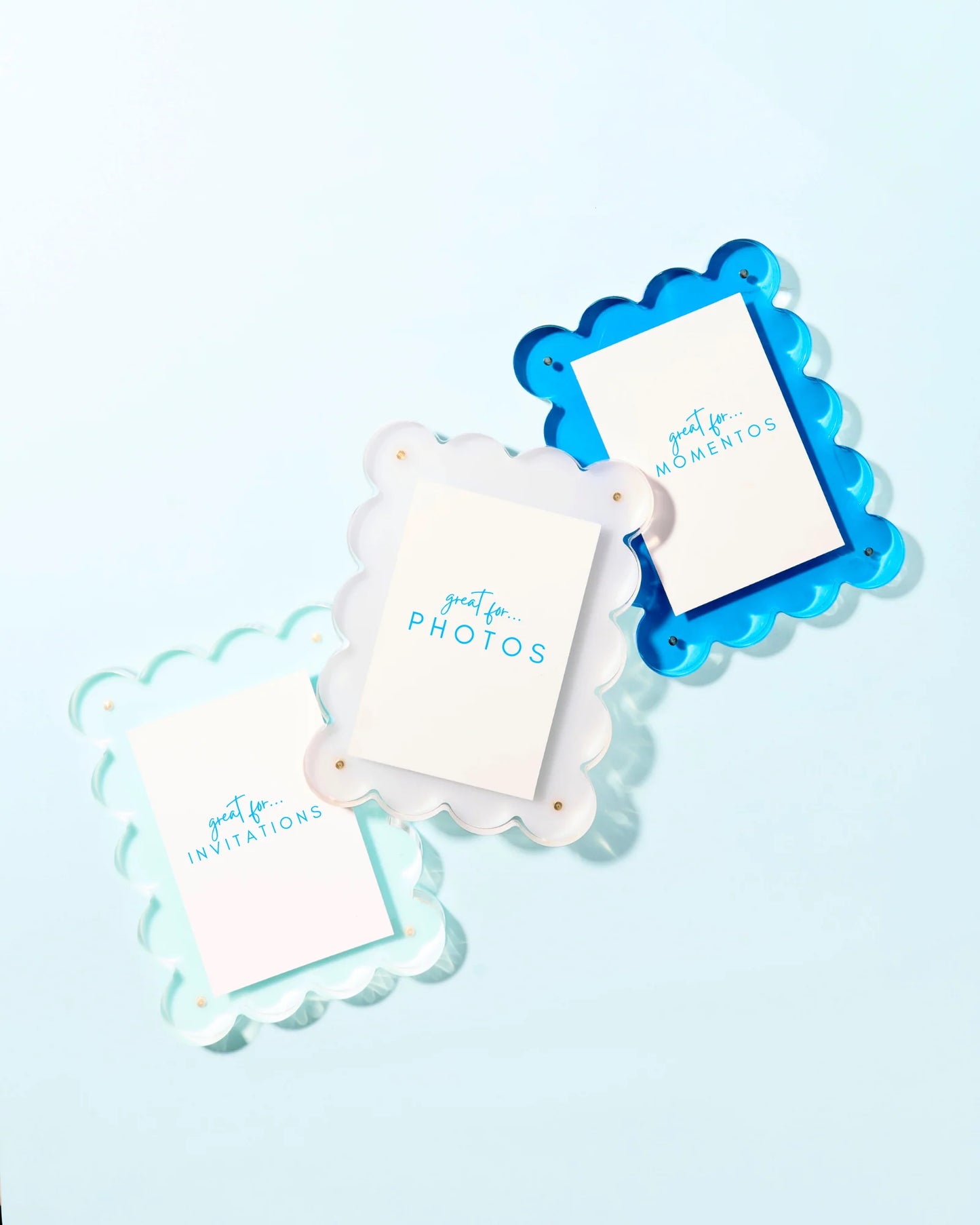 SEAFOAM ACRYLIC PICTURE FRAME