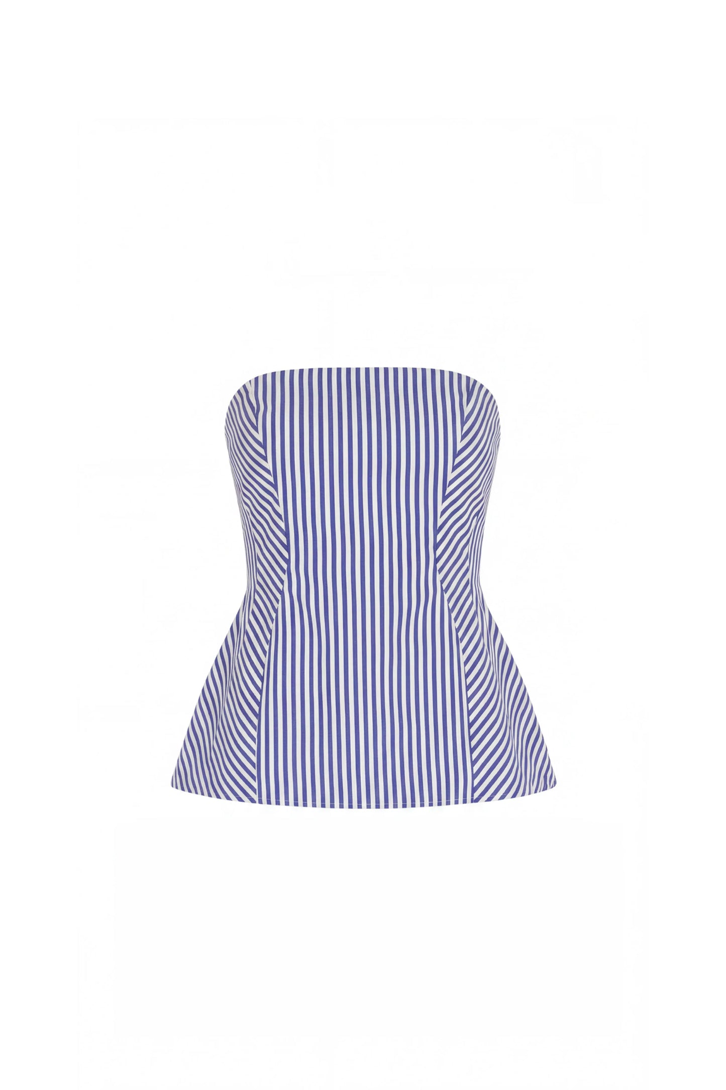Linda Top in Bayhaven Stripe - Blue Ivory