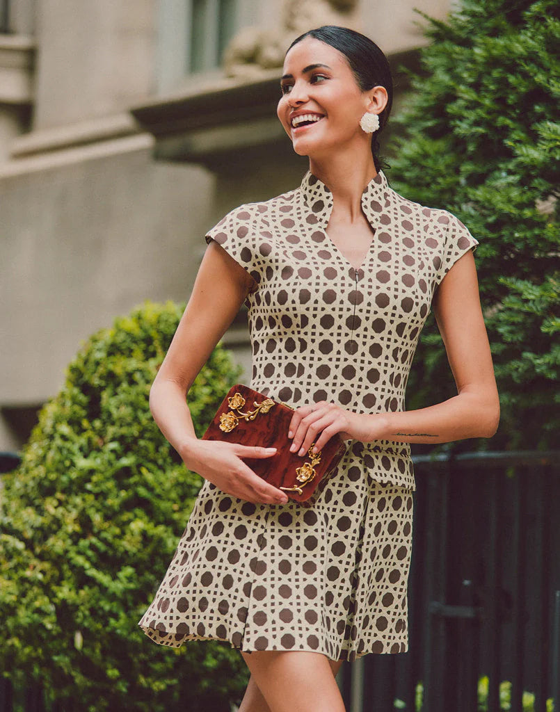 Tianna Mini Dress - Solihiya Brown