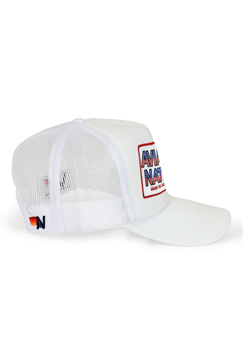 Aviator Nation - USA Patriotic Vintage Trucker Hat - White