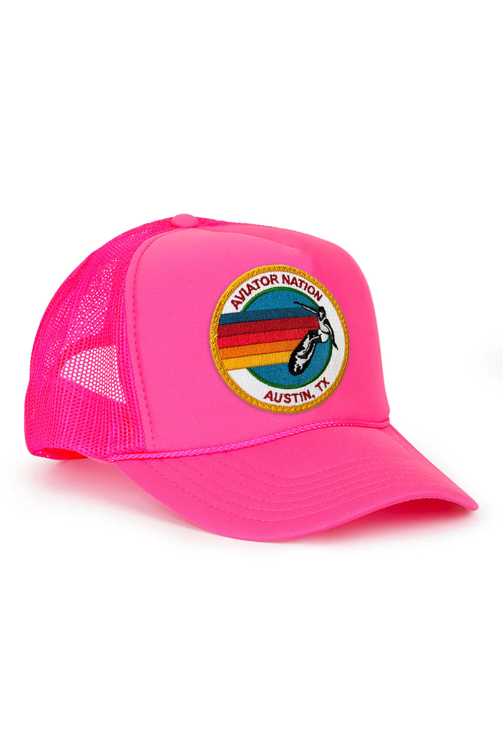 Signature Austin Trucker Hat - Neon Pink