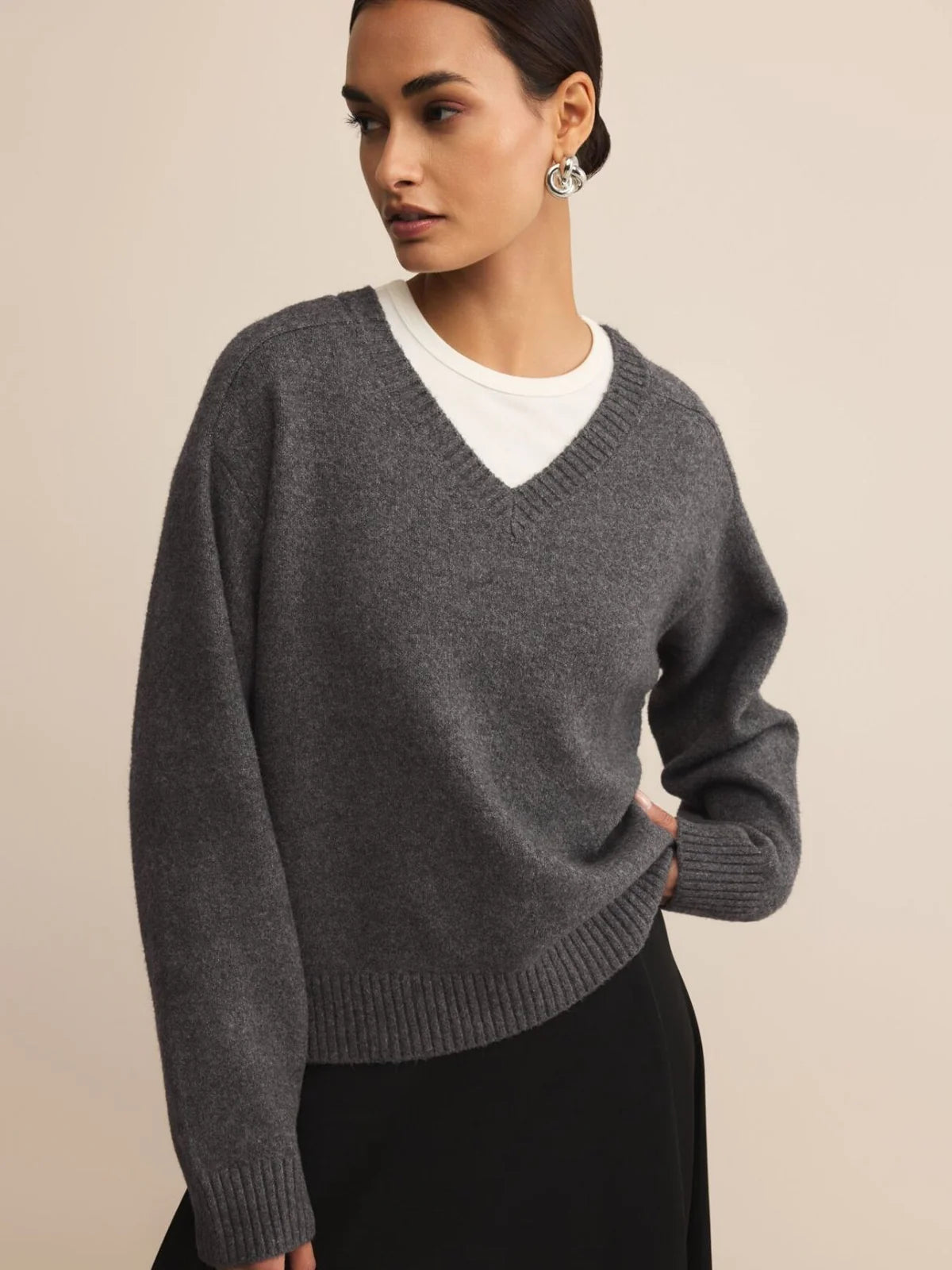 Eloise Sweater - Charcoal Heather