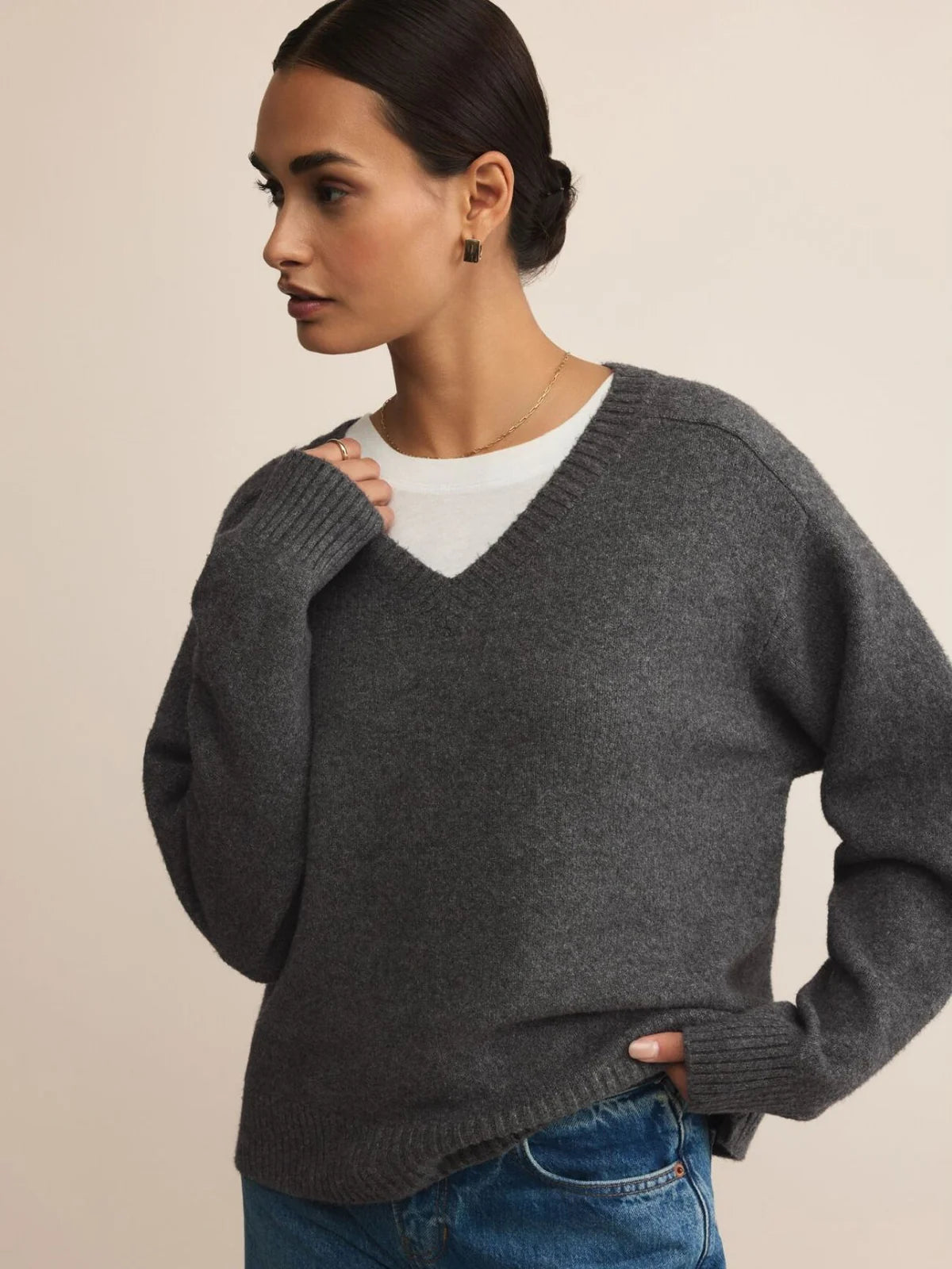 Eloise Sweater - Charcoal Heather