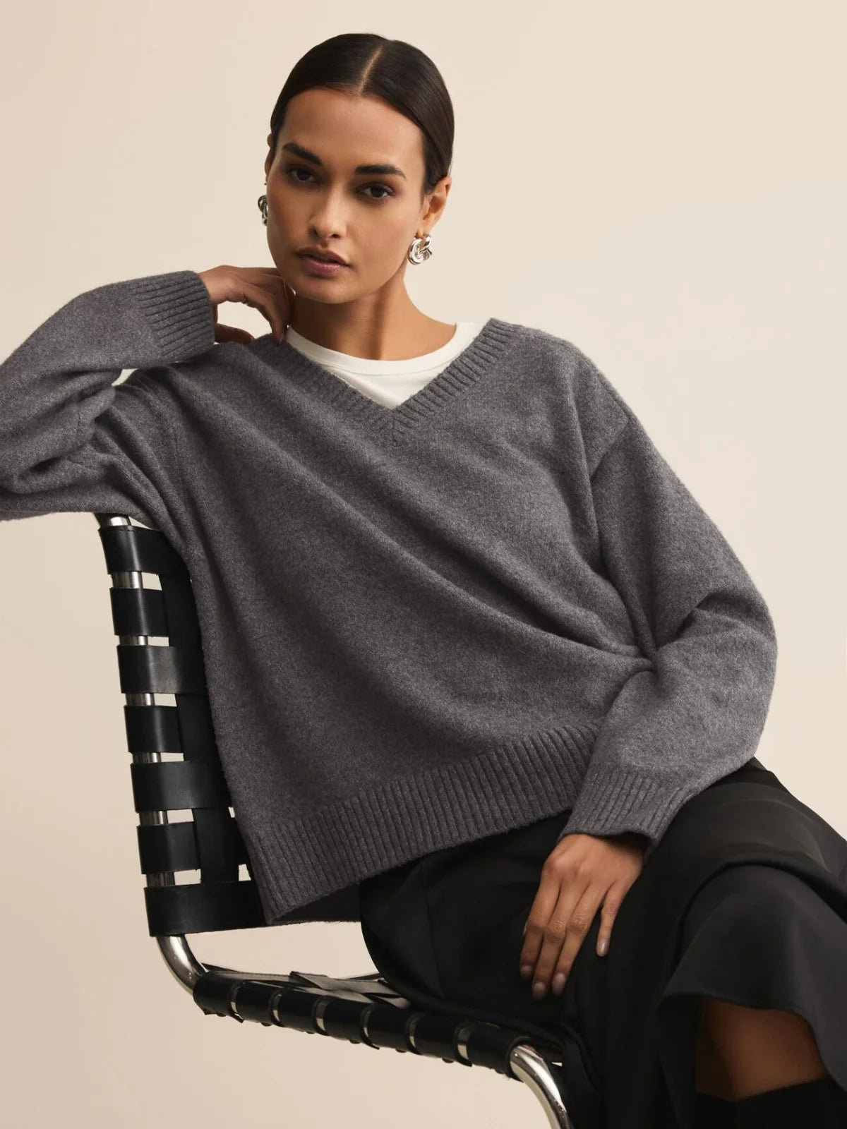 Eloise Sweater - Charcoal Heather