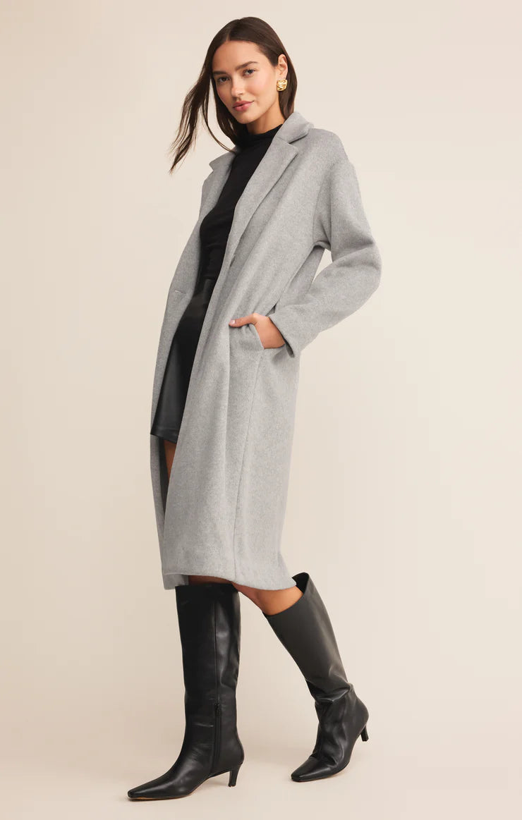 Mason Luxe Coat - Classic Heather Grey