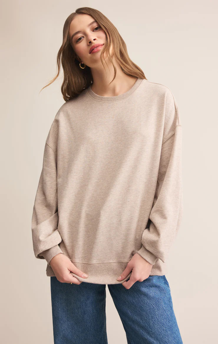 Modern Weekender Sweatshirt - Natural Heather