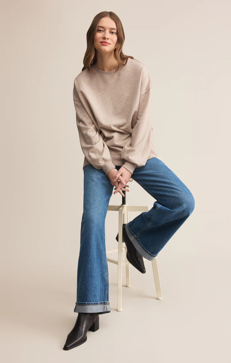 Modern Weekender Sweatshirt - Natural Heather