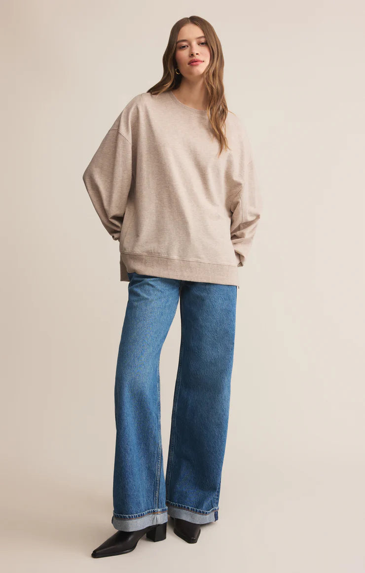 Modern Weekender Sweatshirt - Natural Heather