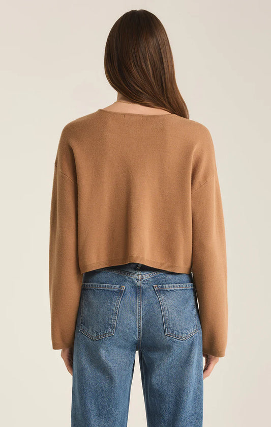 Estelle Sweater Knit Cardigan - Burro