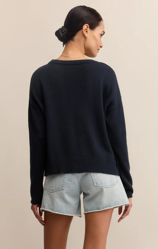 Sienna Patriot Sweater - Eclipse