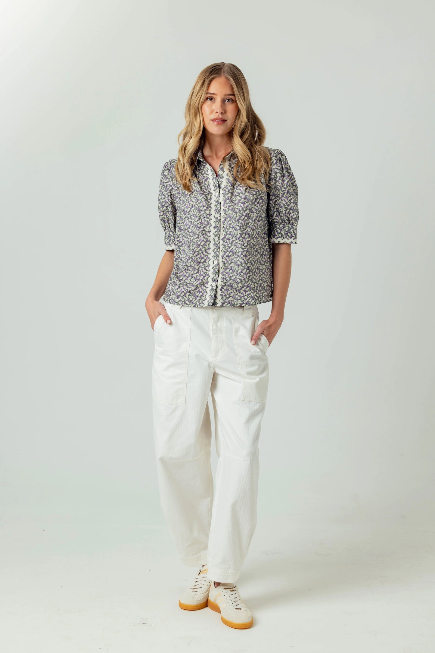 Klariza Shirt - Zinnia Bloom