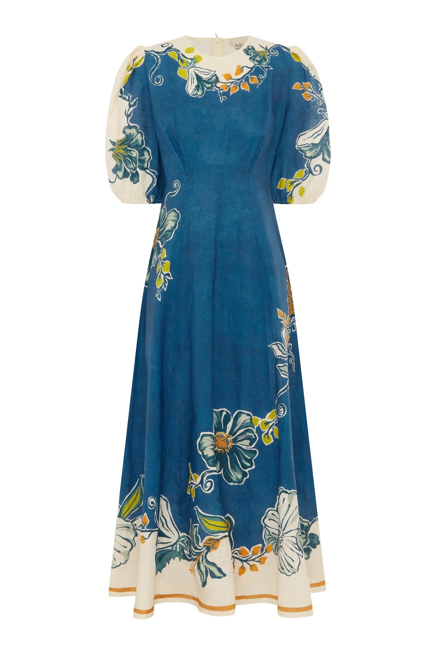 Luda Midi Dress - Blue