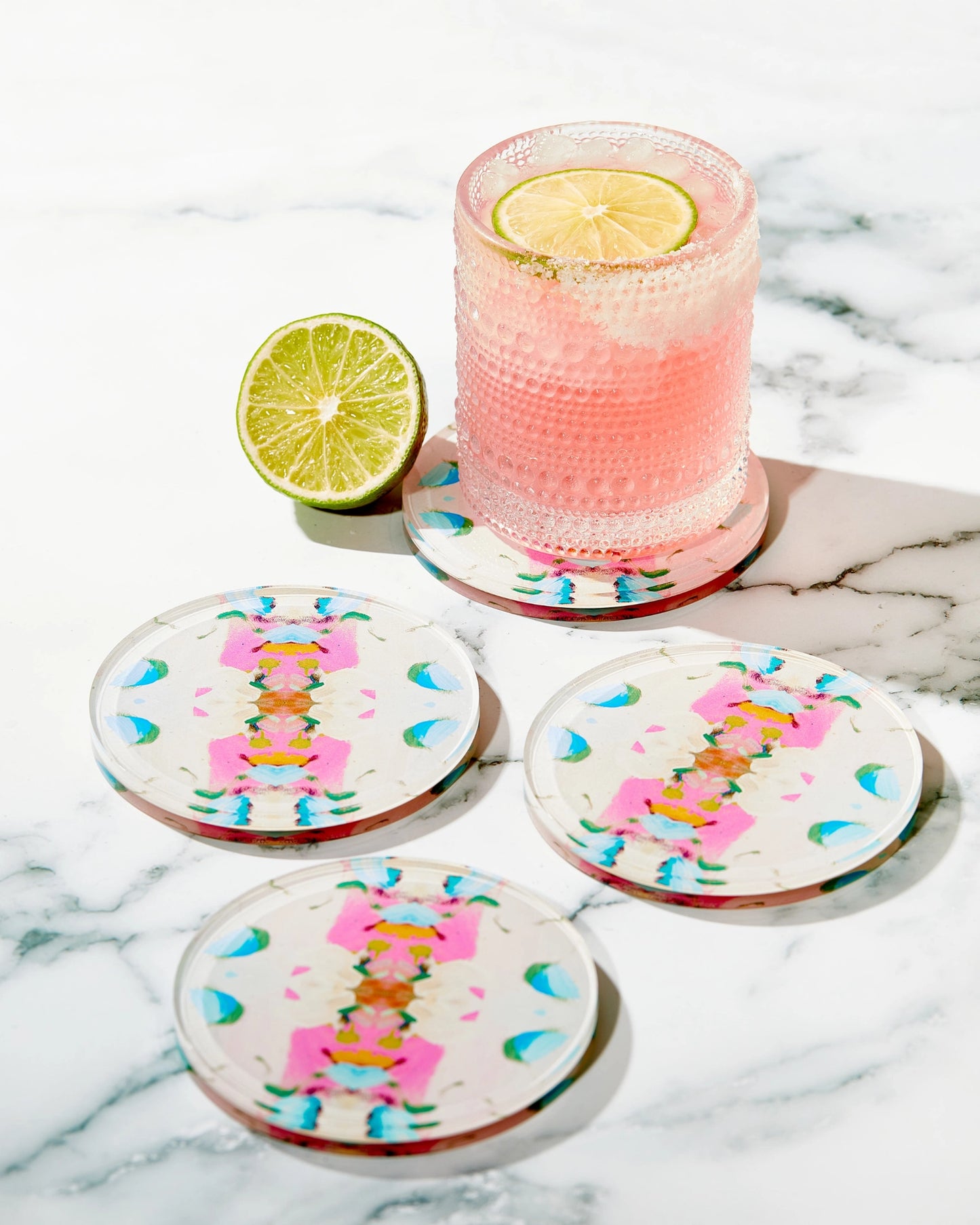 Tart By Taylor - MONETS GARDEN PINK | LAURA PARK X TART COASTER