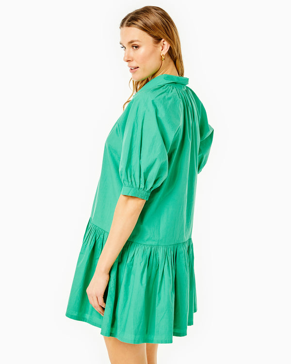 Addison Bay - Bardot Dress - Palm