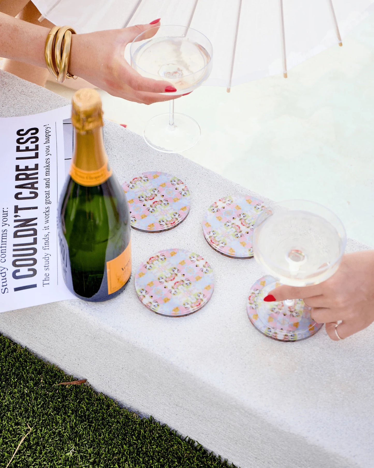 BROOKS AVENUE PINK | LAURA PARK X TART COASTER