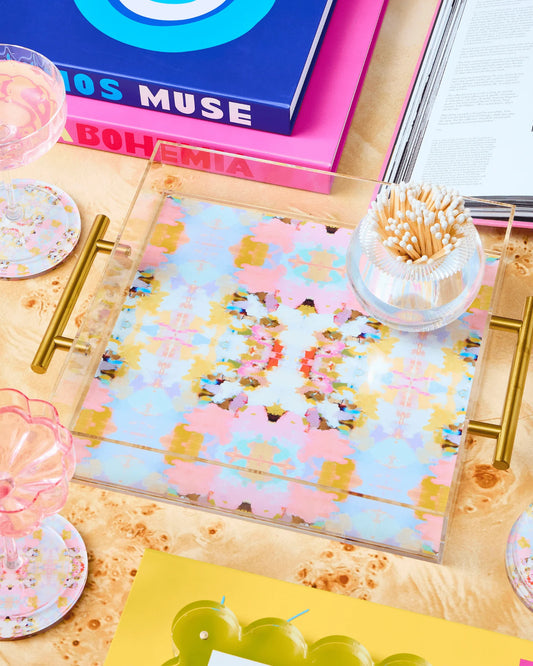 BROOKS AVENUE PINK | LAURA PARK X TART LARGE TRAY
