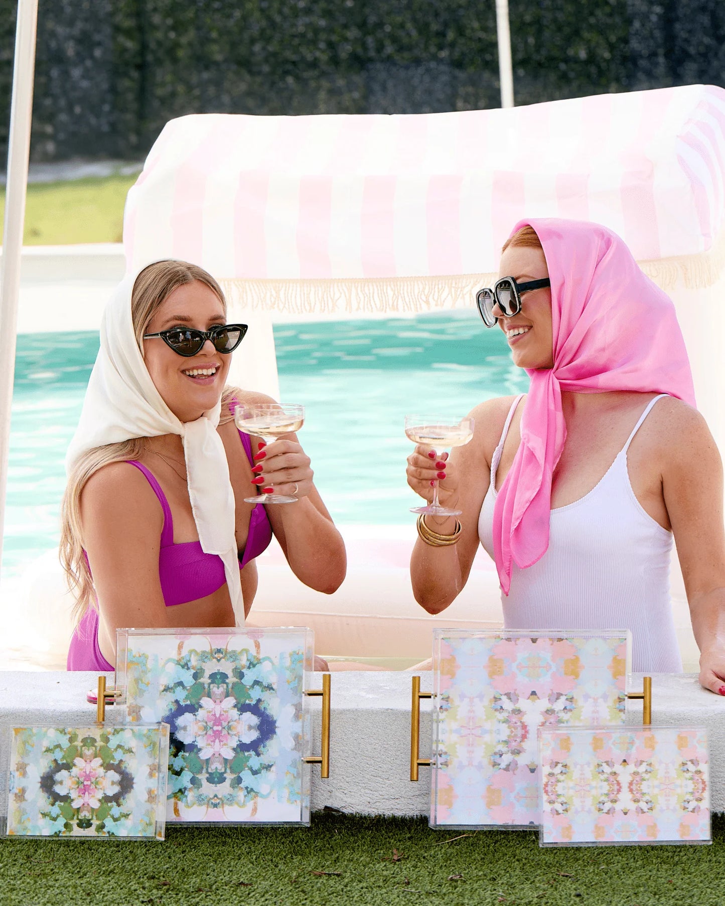 BROOKS AVENUE PINK | LAURA PARK X TART LARGE TRAY