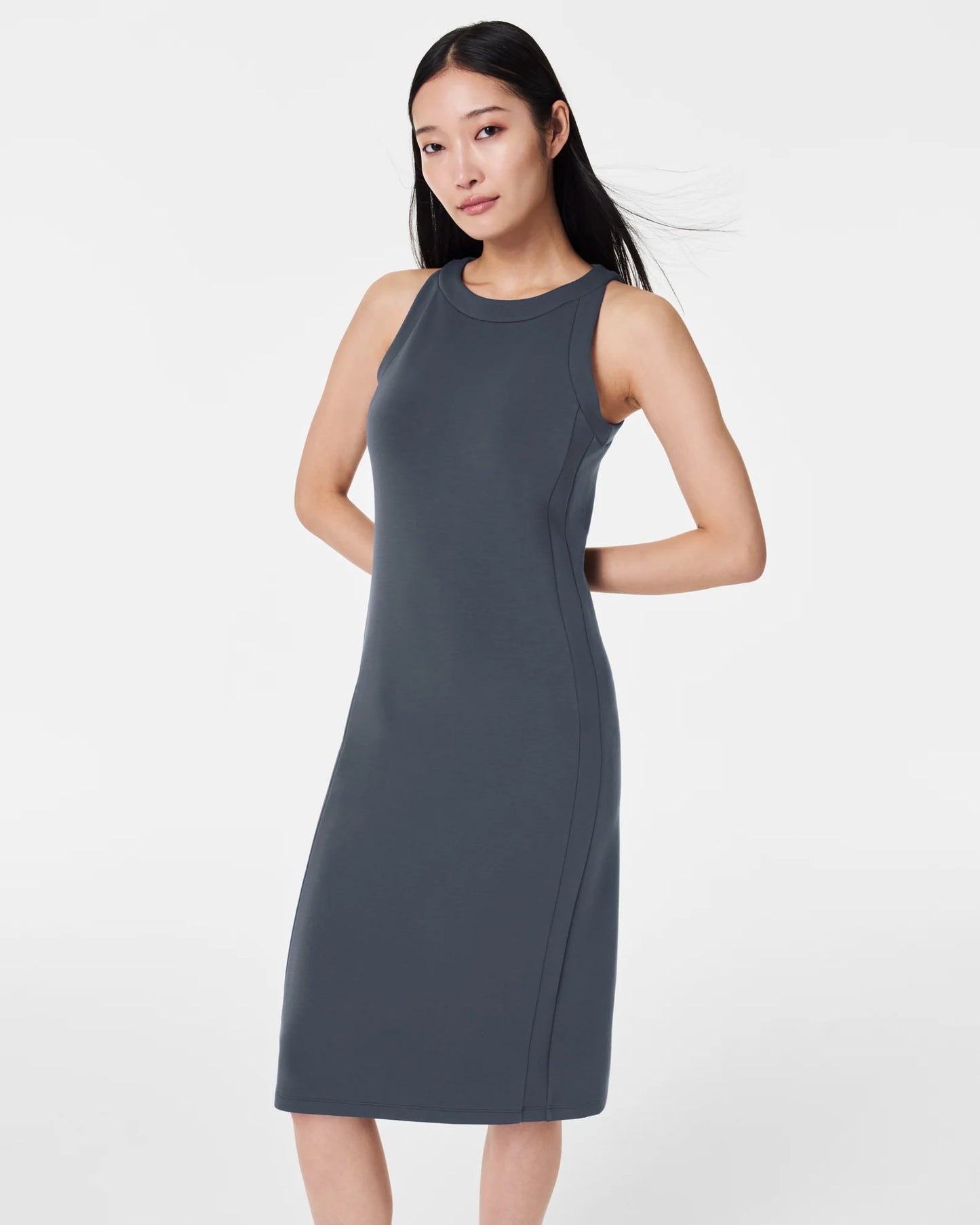 Spanx - AirEssentials Tank Midi Dress - Dark Storm