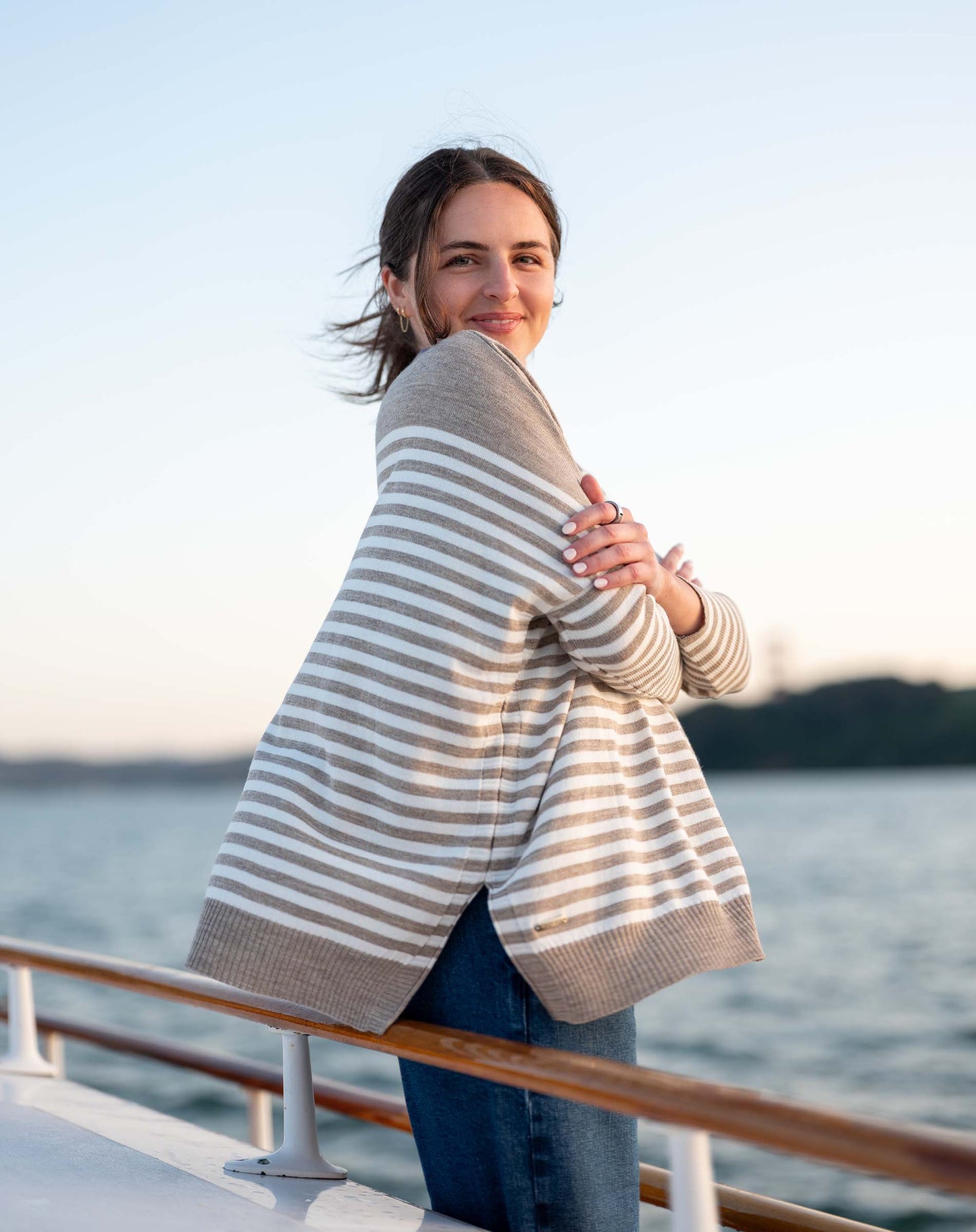 Catalina Sweater - Driftwood/Natural